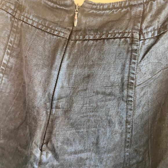 Free People FP One Sz 2 Mini Skirt Raw Edge Steampunk Victorian Ruffle - Picture 5 of 8